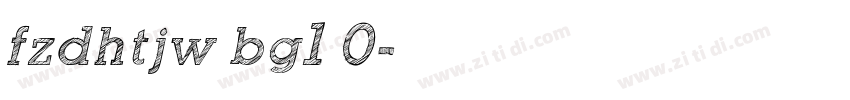 fzdhtjw bg1 0字体转换